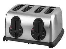 Kalorik 1450-Watt 4-Slice Toaster, Stainless Steel