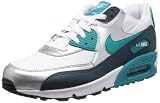 [ナイキ] NIKE スニーカー WMNS AIR MAX 90 ESSENTIAL 616730-105 (ホワイト/ターボグリーン/ナイトシェード/メタリックシルバー/US7)
