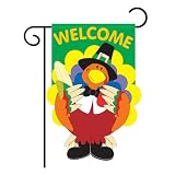 Welcome Turkey Garden Flag