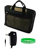 41cj957oXtL. SL160  Acer Aspire One AOA110 1995 8.9 Inch Lightweight Checkpoint Friendly Netbook Bag with Home Wall Charger   Tan Black