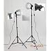 PhotoSEL LS12E52 5400K Studio Lighting Kit with 2x85w CRI>90 Bulbs