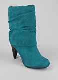 Suede Slouchy Cuff Bootie