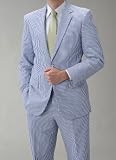 Affazy Blue Seersucker Suit