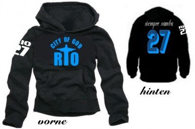 Produkt-Bild: RIO city of god SIMPRE SAMBA Kapuzensweater