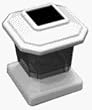 WHITE SOLAR LIGHT (Genova Building Products FW006)