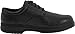 Deer Stags Mens Service Memory Foam Slip Resistant Oil Resistant Non Marking SR Dress Comfort Oxford, Black, 8