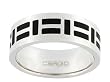 Cargo - HLR066N-66 - Bague Acier Laque Noire - T66 - 8 mm