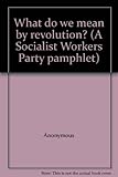What do we mean by revolution?