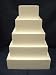 Kitchen & Housewares : Square Cake Dummy, Styrofoam, 10" x 3" high