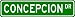 CONCEPCION Street Name Sign ~ Personalized Family Lastname Sign ~ Gameroom, Basement, Garage Sign **