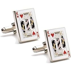 Classic King Playing Card Cufflinks