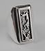 The Kokopelli in a Sterling Silver Ring...Nice Heavy Weight Piece...Made in America