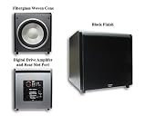 Acoustic Audio HD-SUB10 600 Watt 10 Inch High Definition Series Powered Subwoofer (Black Finish)