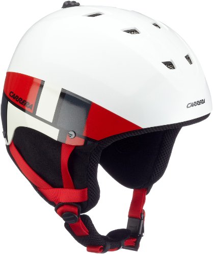 CARRERA Kinder Skihelm Tribe, white tetris, 55, E003247BS5558