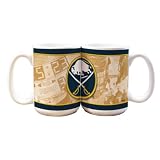 NHL Buffalo Sabres 15-Ounce White Nostalgic Mug (2 Pack)