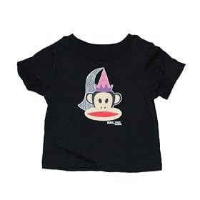 Small Paul By Paul Frank Black Princess T-shirt ** For Infants **