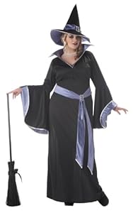 California Costumes Women's Plus-Size Incantasia The Glamour Witch Plus, Black/Purple, 1X