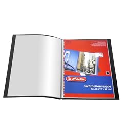 Herlitz 10012672 Sichth�llenmappe PP A3, 20Seiten, schwarz