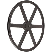 Martin P/B Plain Bore FHP Sheave, 3L/4L Belt Section, 1 Groove, Class 30 Gray Cast Iron