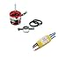 Hobbypower 30a Brushless ESC Speed Controller + Emax 1200kv Brushless Motor