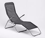 from Lifestyle Checkout GARDEN SUN LOUNGER, SUN BED, RECLINER, GARDEN FURNITURE - CHARCOAL