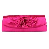 LadyGirl Vogue Style Prom & Party Evening Handbag, Clutch Bag, Gift Ideas--Colors Various, Price/Piece -HOTPINK