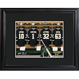 Dallas Stars Personalized Locker Room Print with Frame