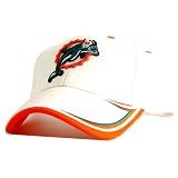 Miami Dolphins White Field Box Adjustable Baseball Hat