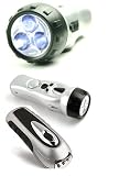 Illuminator 4 in 1 Wind-Up Self Powered LED Flashlight + Illuminator Wind-Up Self Powered LED Flashlight