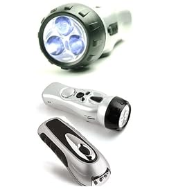 Illuminator 4 in 1 Wind-Up Self Powered LED Flashlight + Illuminator Wind-Up Self Powered LED Flashlight