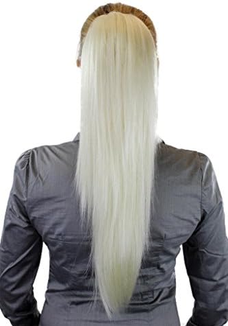 HI GIRL New Fashion Synthesis Women Straight Cosplay Party Surper Long Hairpiece ponytail costume Wig Wigs #18