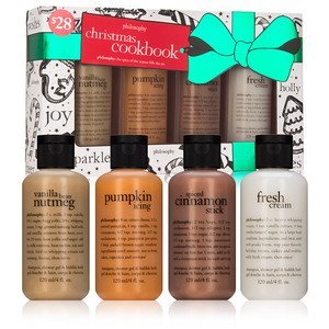 Philosophy Christmas Cookbook Set - 4pc