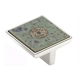 Classic Hardware 200169.32 Dorota Green Gold Knob, Polished