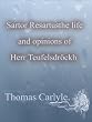 Sartor Resartusthe life and opinions of Herr Teufelsdröckh