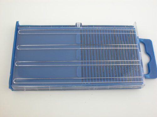 20pc MICRO-DRILL BITS INDEX 61-80 w/ Plastic Case