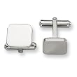 Polished Stainless Steel Cuff Links