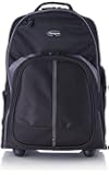 Targus Compact Rolling Backpack for Laptops up to 16-Inch/MacBook Pros up to 17-Inch, Black (TSB750US)