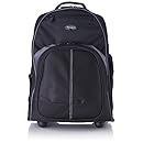 Targus Compact Rolling Backpack for Laptops up to 16-Inch/MacBook Pros up to 17-Inch, Black (TSB750US)