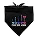 Graphics and More Choose Your Weapon Dungeon RPG Dice Dog Pet Bandana - Black