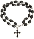 G by GUESS Rosary Bracelet, BLACK