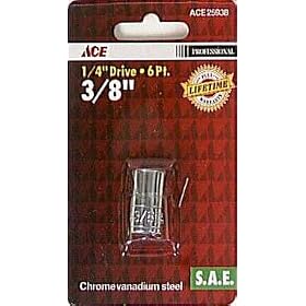 Ace 1/4 Drive 6 Point Socket (25938-40A)