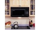 SHARP 1.1 CF 850W OTR Microwave BLK