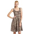 Calvin Klein Womens Pintucked Sleeveless Dress