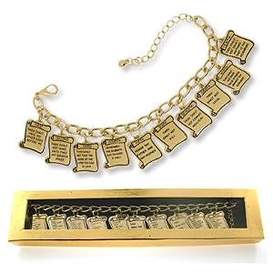 Buy Gold TEN Commandments Charm Bracelet