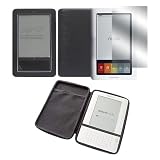 Skque Screen Protector Guard For Barnes & Noble Nook 6 inch Eva Carrying Case Black SILI-BLK by SKQUE