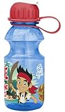 Zak! Designs Tritan Water Bottle with Flip-up Spout with Jake and The Neverland Pirates Graphics, Break-resistant and BPA-free plastic, 14 oz.
