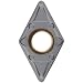 Sandvik Coromant CoroTurn 107 Carbide Turning Insert, DCMX Style, 55 Degree Diamond Shape, WF Chipbreaker, GC4215 Grade, Multi-Layer Coating