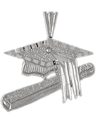 CleverSilvers Sterling Silver Charm Graduation