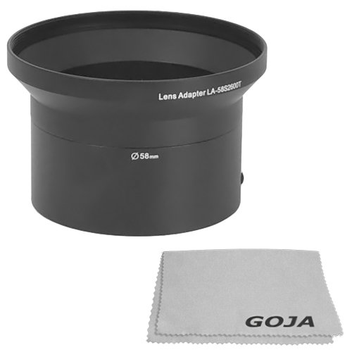 2 Pcs. Lens Tube Adapter for FUJIFILM FinePix S1600 S1700 S1730 S1770 S1800 S1850 S1880 S2500HD S2550HD S2600HD S2700HD Camera + 1 Premium Microfiber Lens Cleaning Cloth