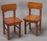 - Pair Round Chairs-Honey